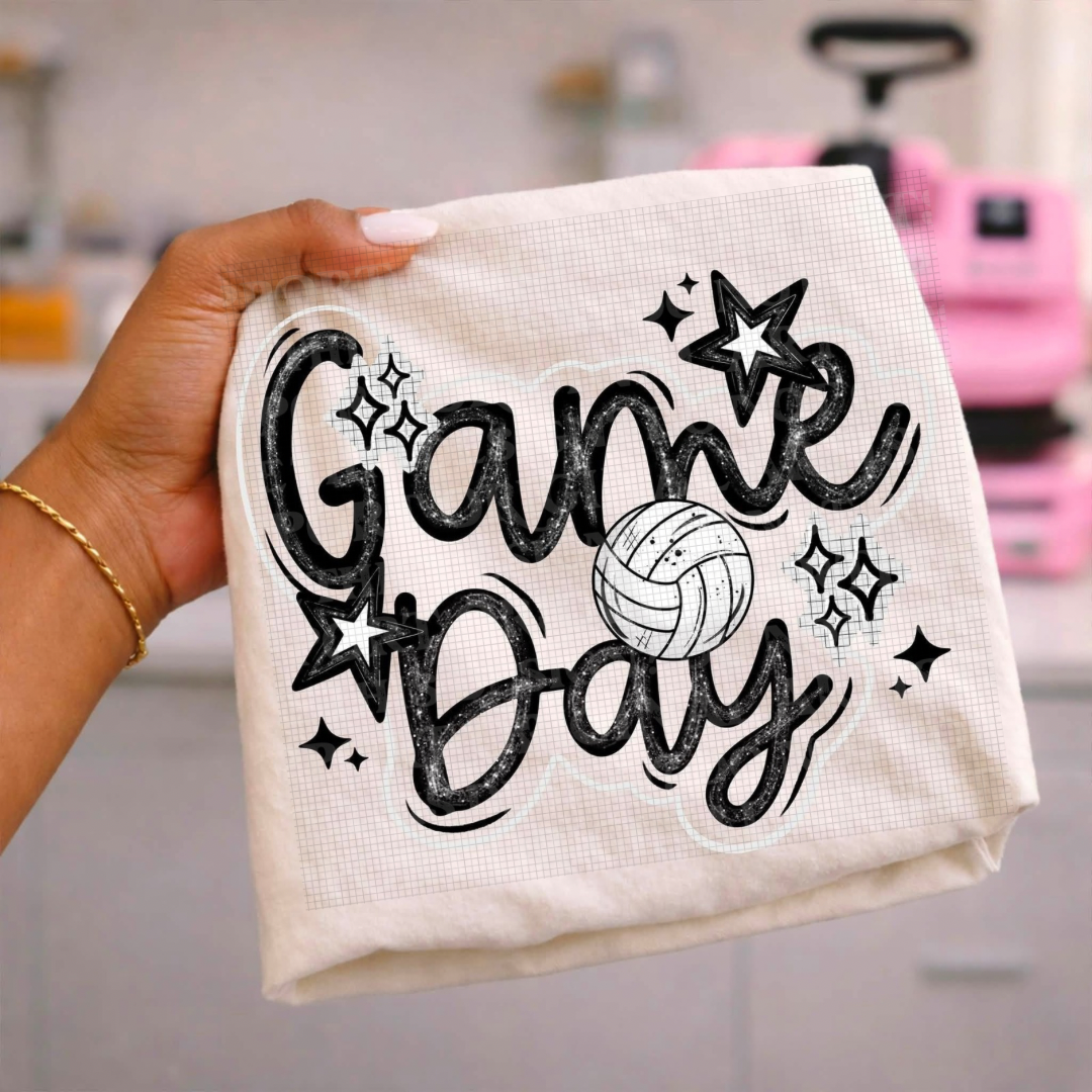 Game Day Volleyball Graphic Tee | Cute Sports Mom Shirt | Volleyball Fan Shirt