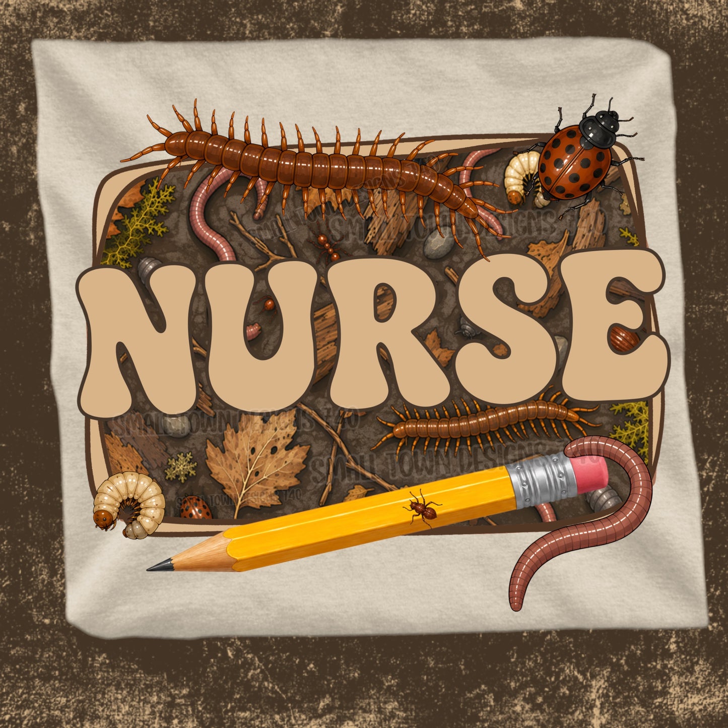 Fall Creepy Crawly School Occupations- Nurse Graphic Tee