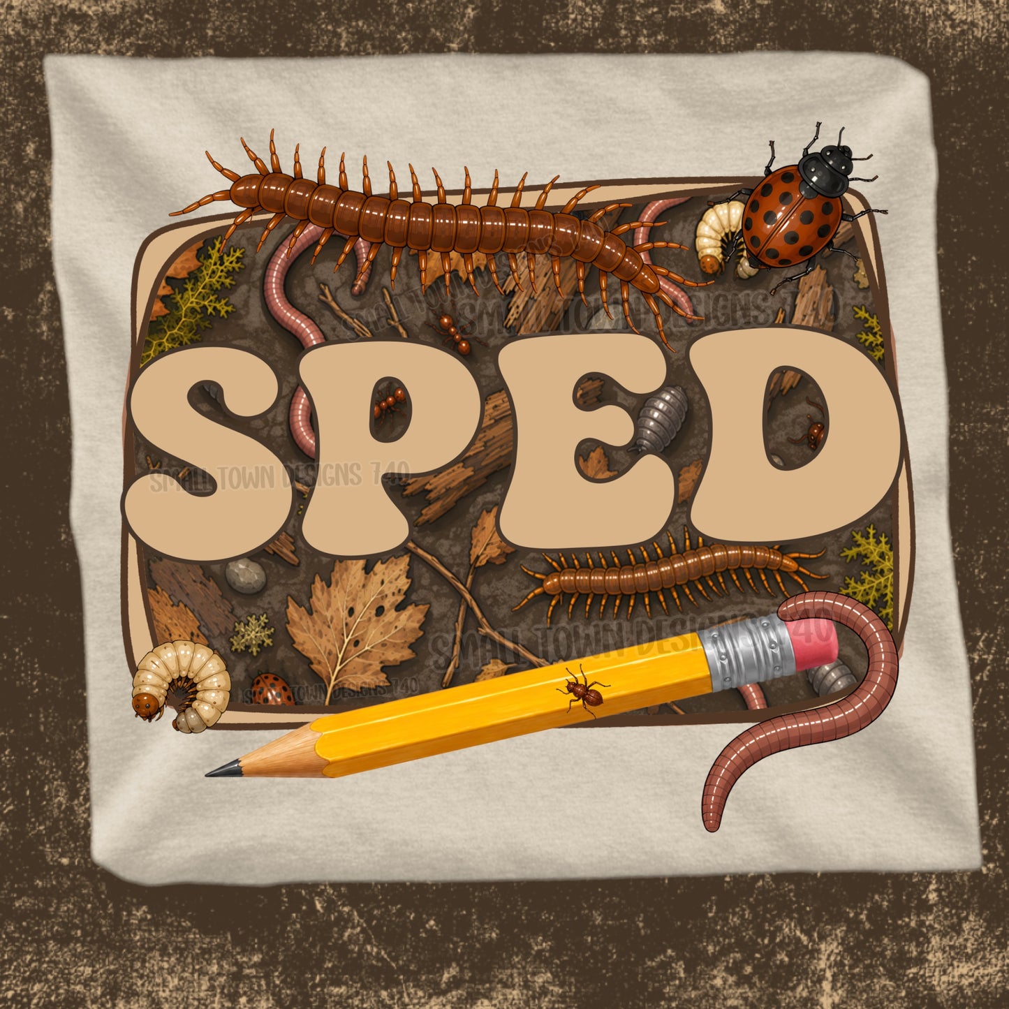 Fall Creepy Crawly School Occupations- SPED Special Education Graphic Tee