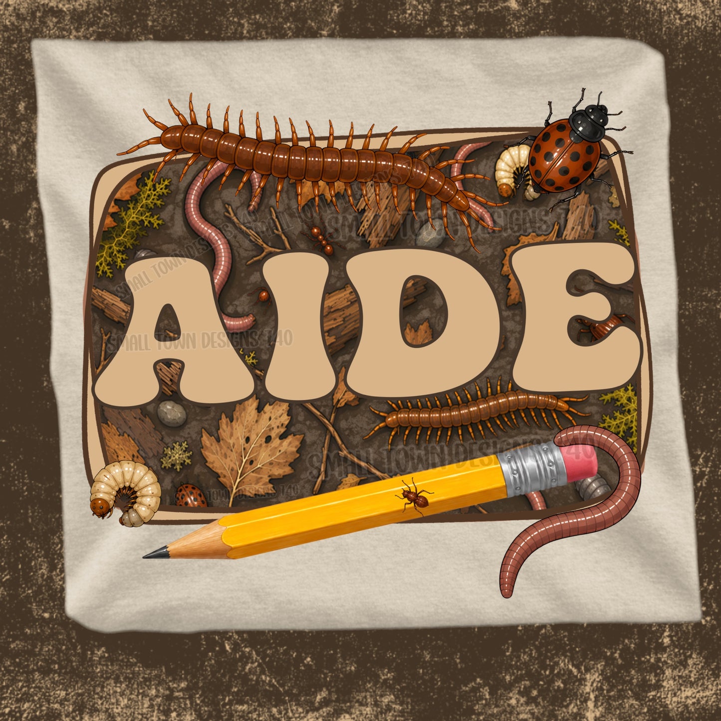 Fall Creepy Crawly School Occupations- Aide Graphic Tee