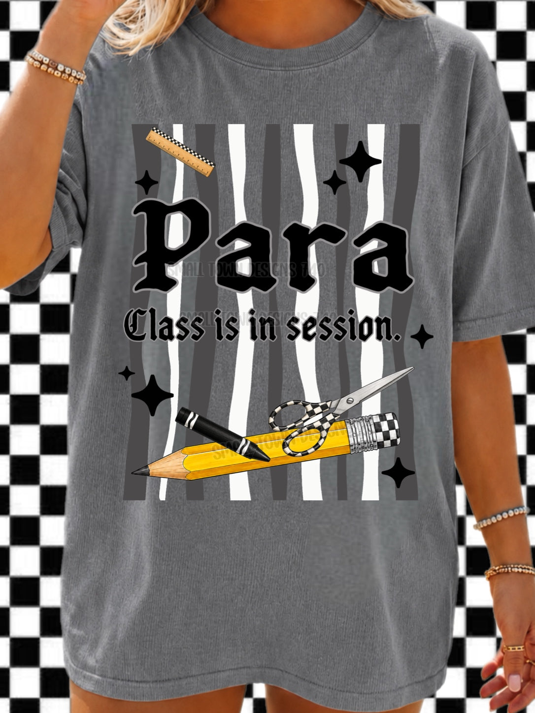 School Occupations Educated And Edgy Parapro Graphic Tee