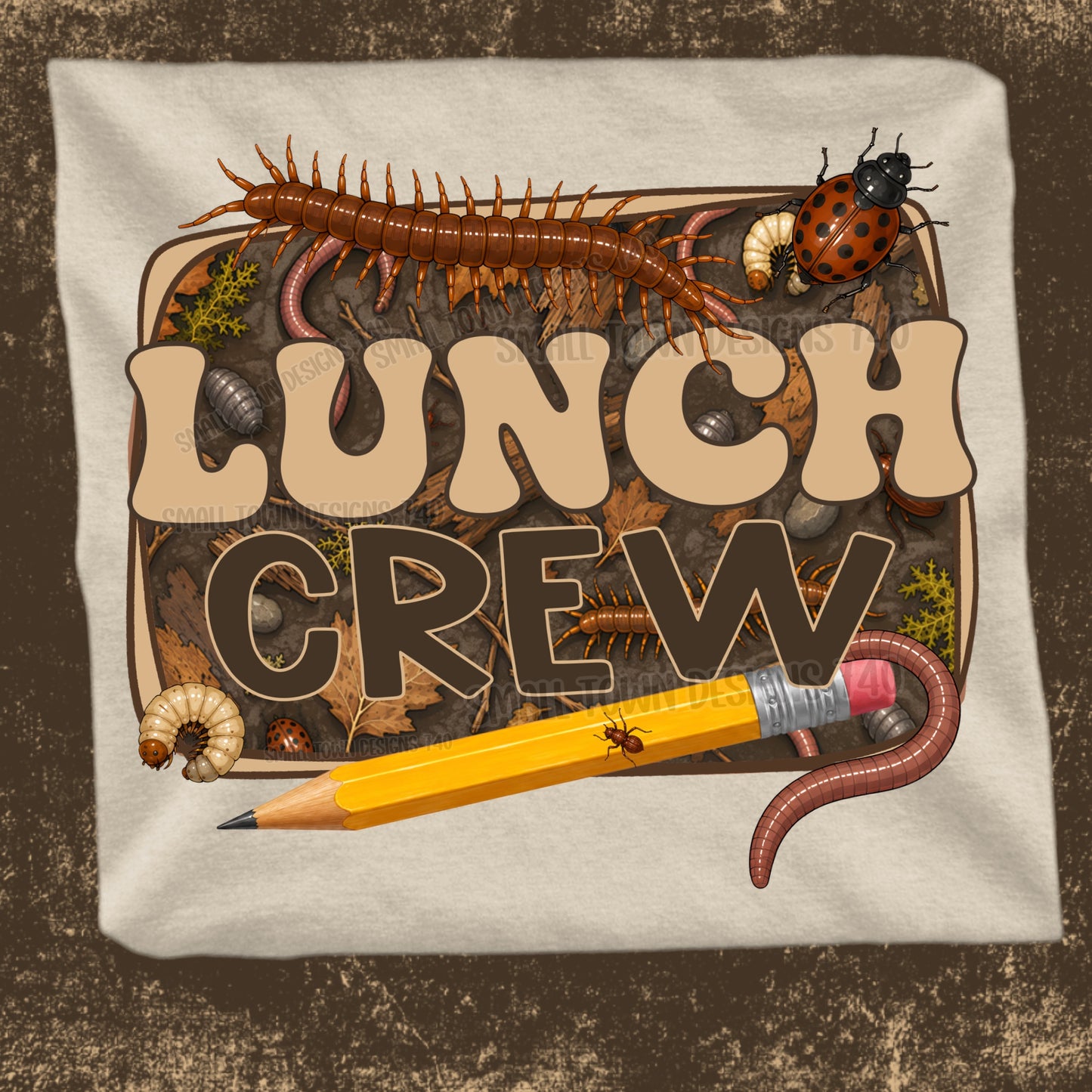 Fall Creepy Crawly School Occupations- Lunch Crew Graphic Tee