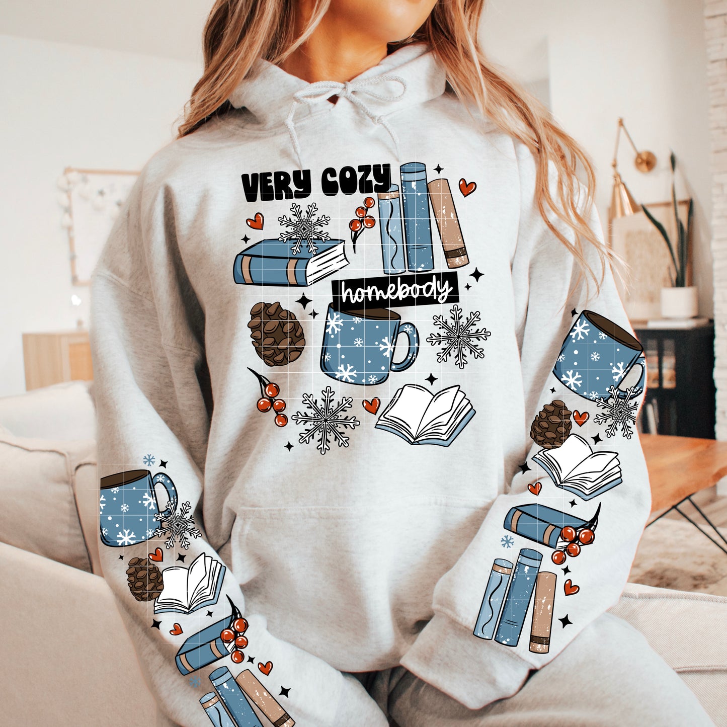 Very Cozy Homebody Graphic Hoodie