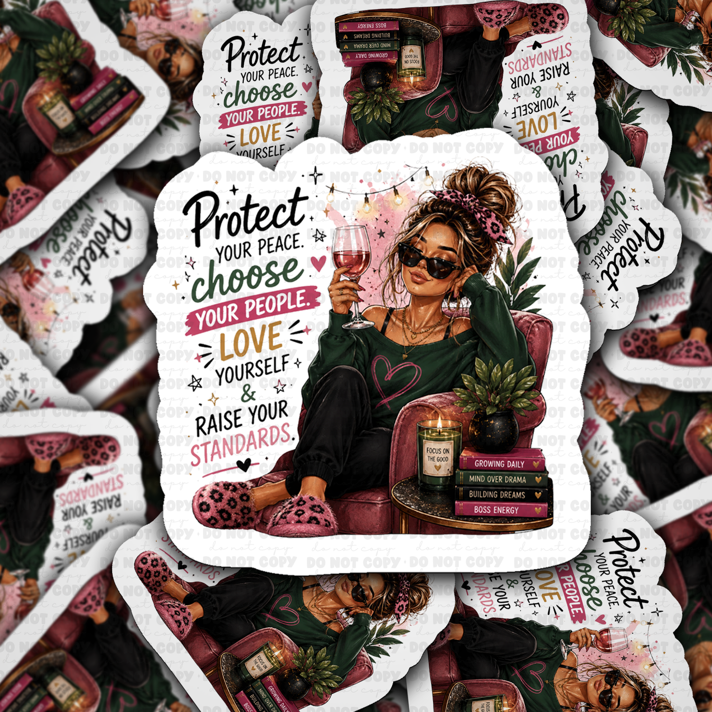 Protect Your Peace Vinyl Die-Cut Sticker