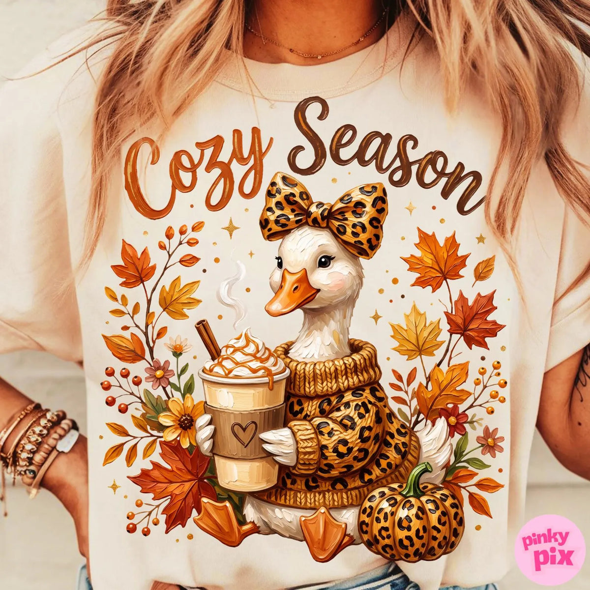 cozy season duck natural tee gildan