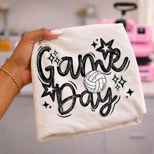 Game Day Volleyball Graphic Tee | Cute Sports Mom Shirt | Volleyball Fan Shirt