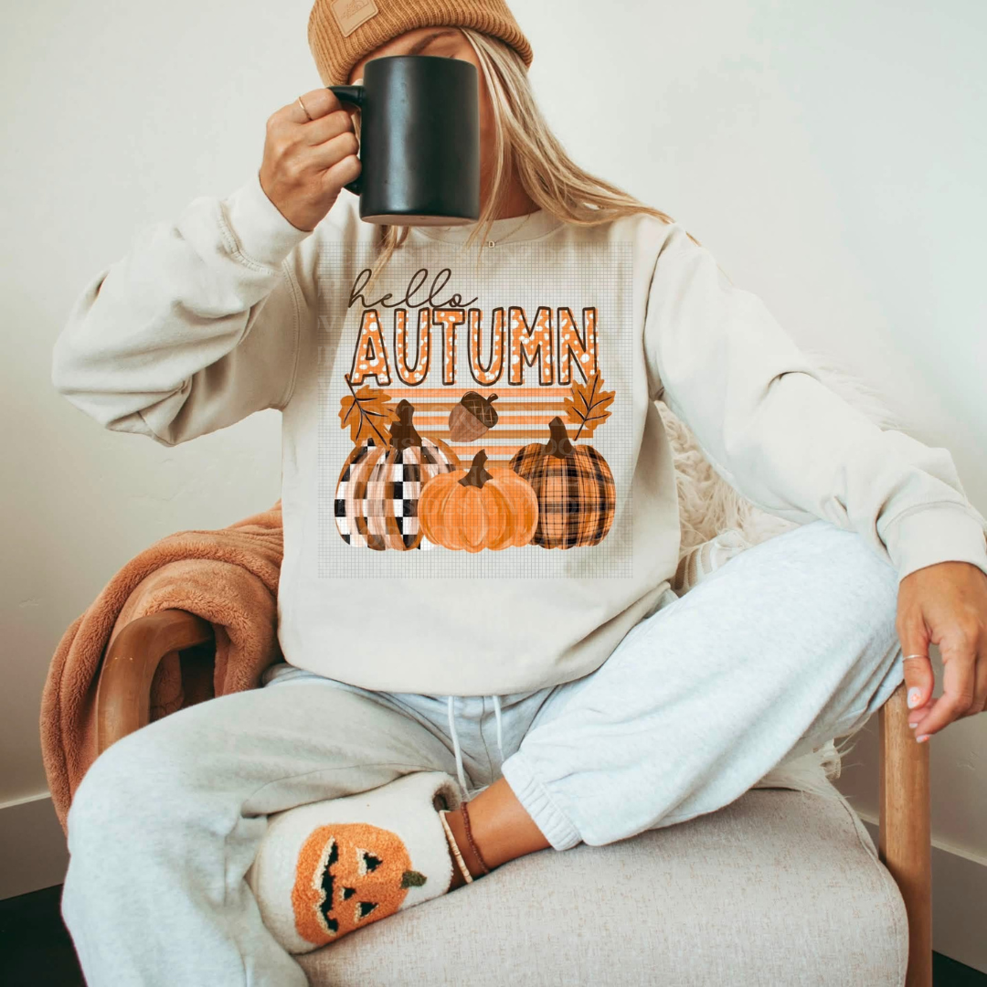 Hello Autumn Graphic Sweatshirt