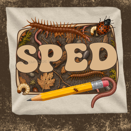 Fall Creepy Crawly School Occupations- SPED Special Education Graphic Tee