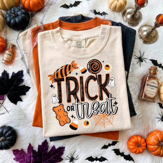 Trick Or Treat Sweets Graphic Tee