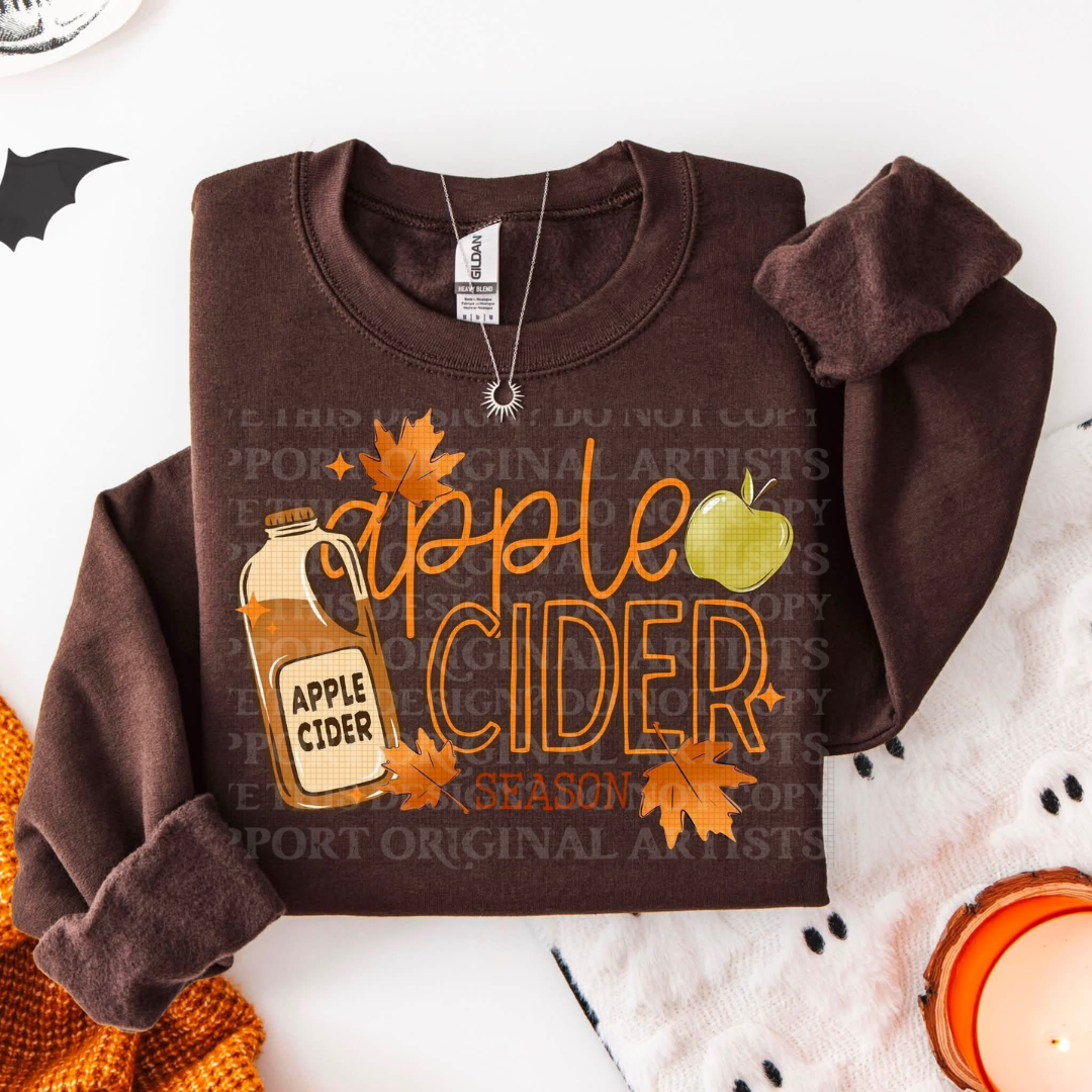 Apple Cider Season Graphic Sweatshirt