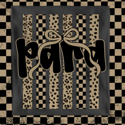 School Occupations Checkered and Bows Parapro Graphic Tee