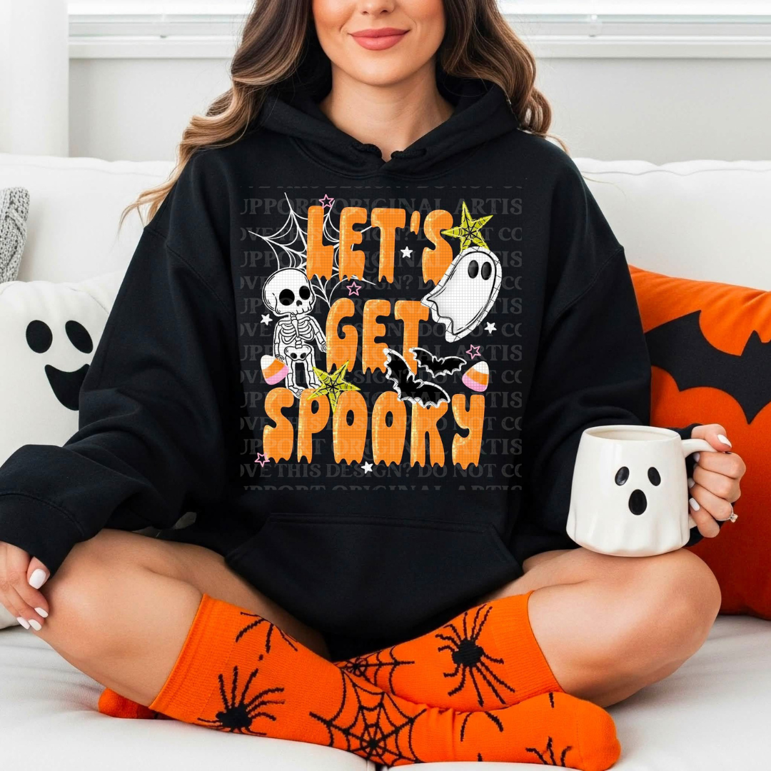 Let’s Get Spooky Graphic Hoodie