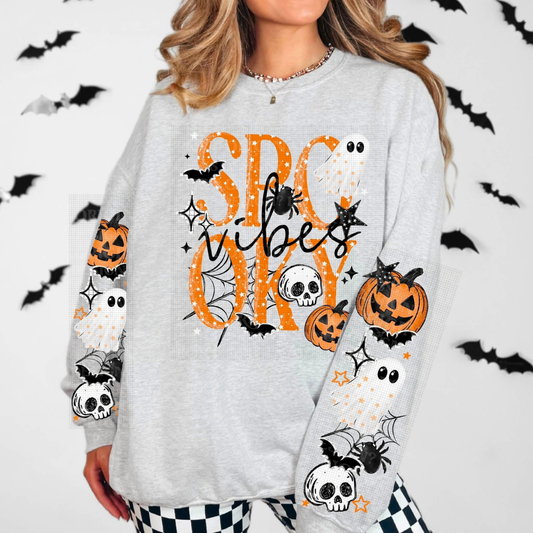 Spooky Vibes Graphic Sweatshirt
