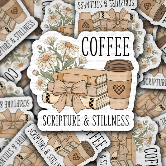 Coffee, stillness and scripture
