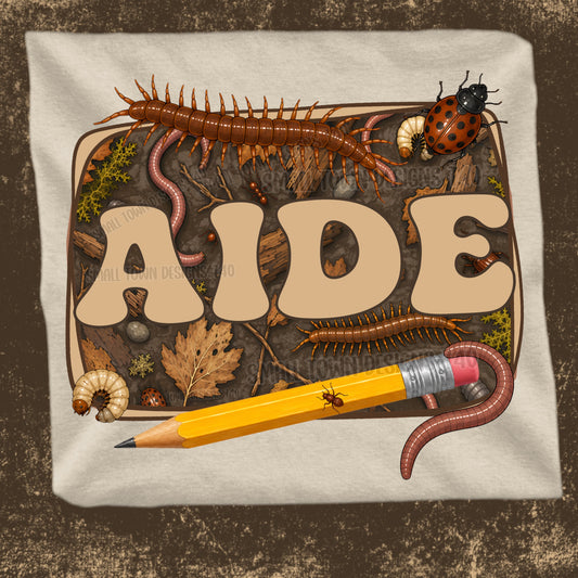 Fall Creepy Crawly School Occupations- Aide Graphic Tee