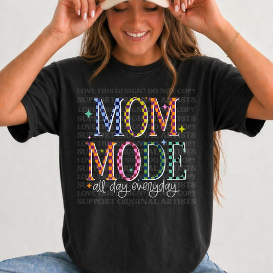 Mom Mode All Day Everyday Graphic Tee