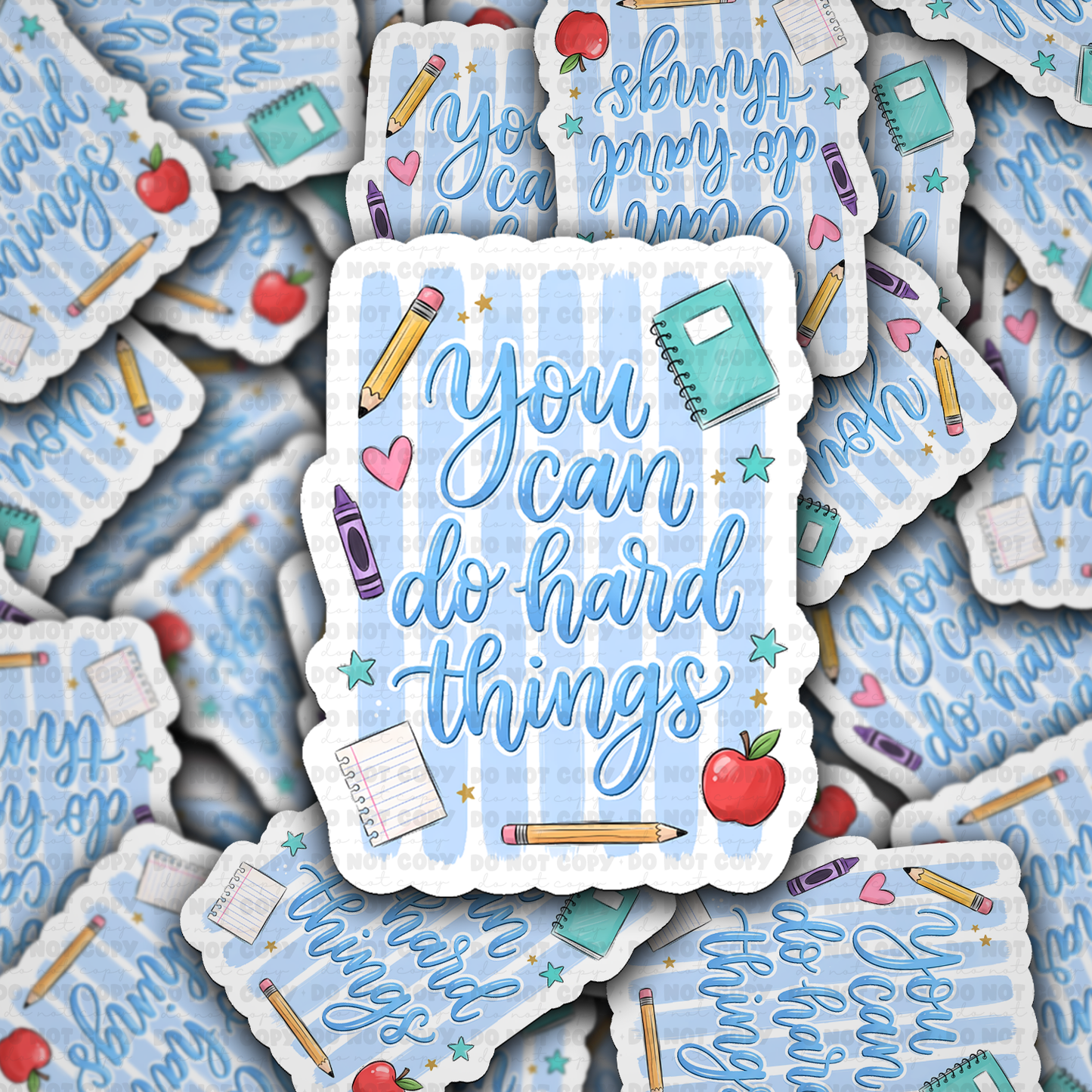 You Can Do Hard Things Vinyl Die-Cut Sticker