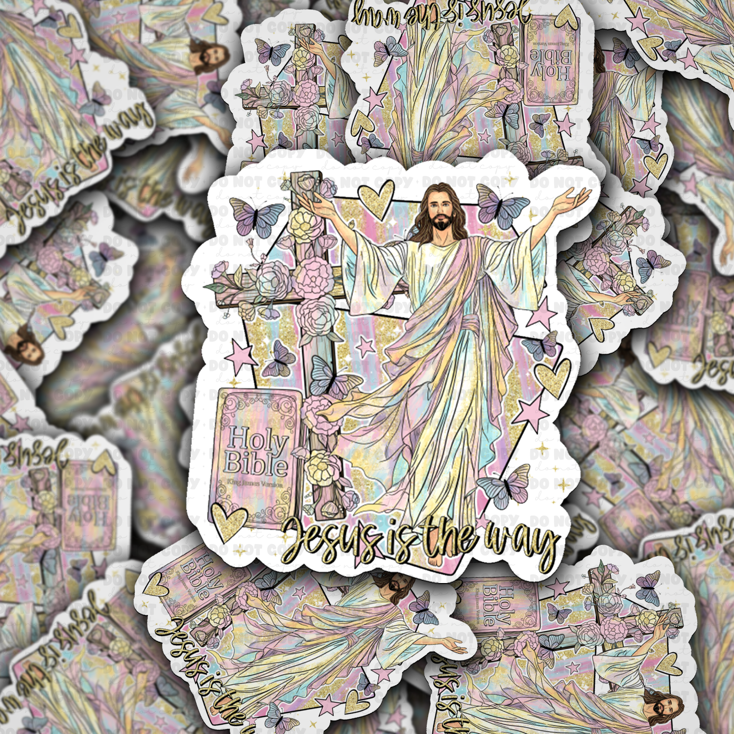 Jesus Is The Way Vinyl Die-Cut Sticker
