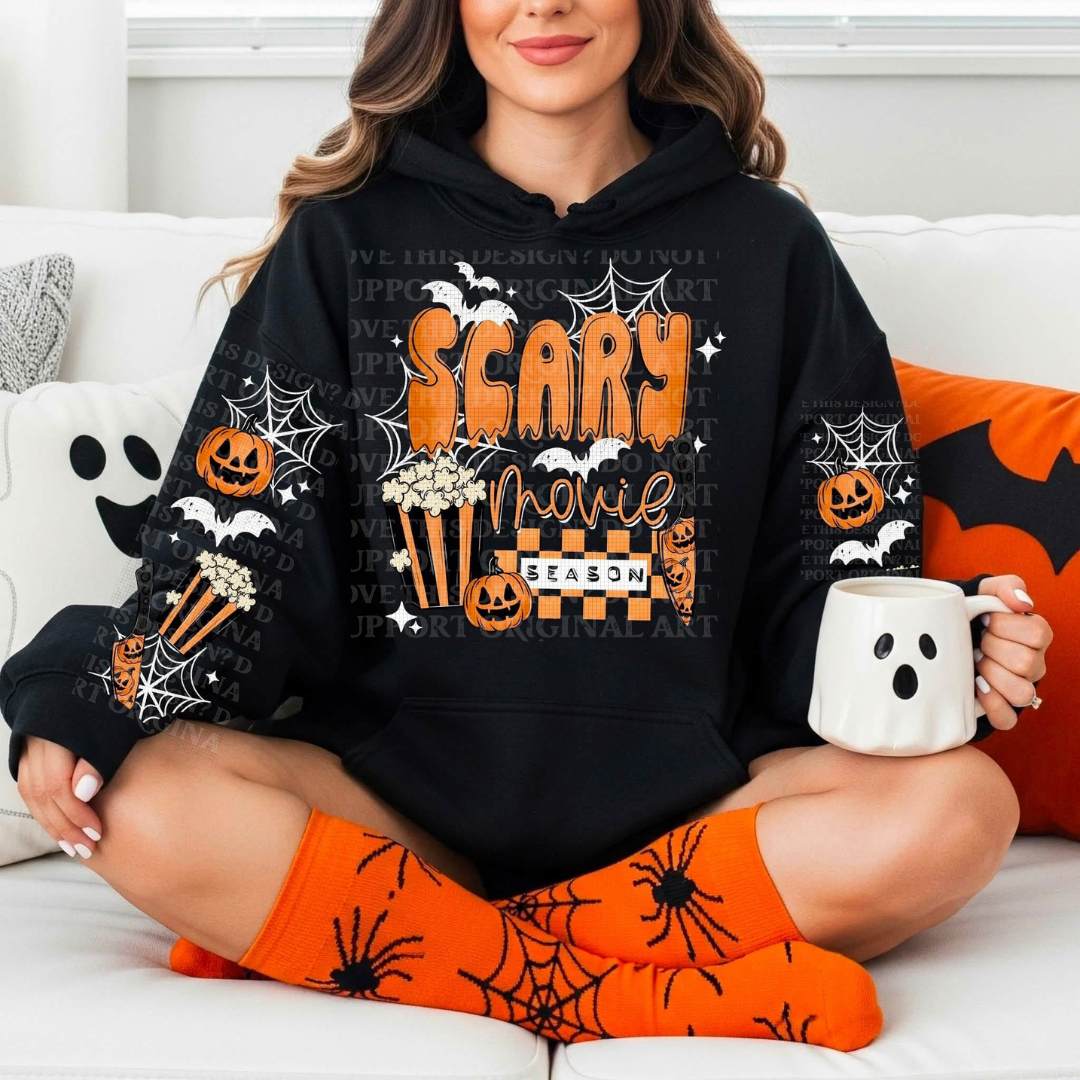 Scary Movie Season Graphic Hoodie
