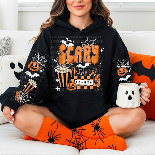 Scary Movie Season Graphic Hoodie