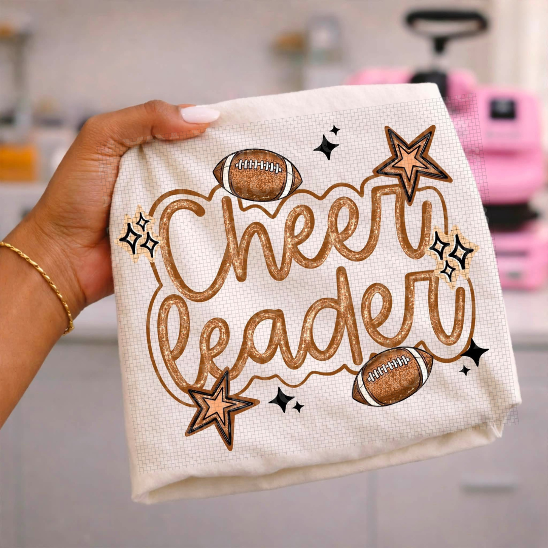 Cheer Leader Football Graphic Tee