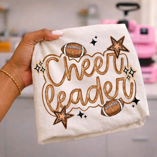 Cheer Leader Football Graphic Tee