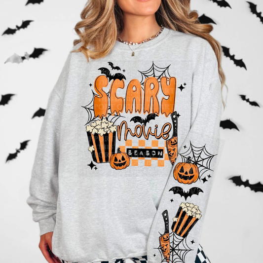 Scary Movie Season Graphic Sweatshirt
