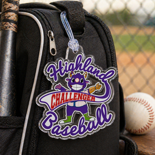 Highland Challenger Baseball Bag Tag