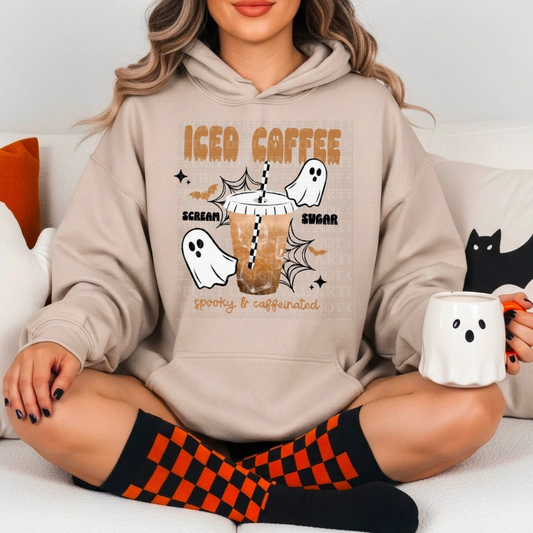 Spooky & Caffeinated Graphic Hoodie