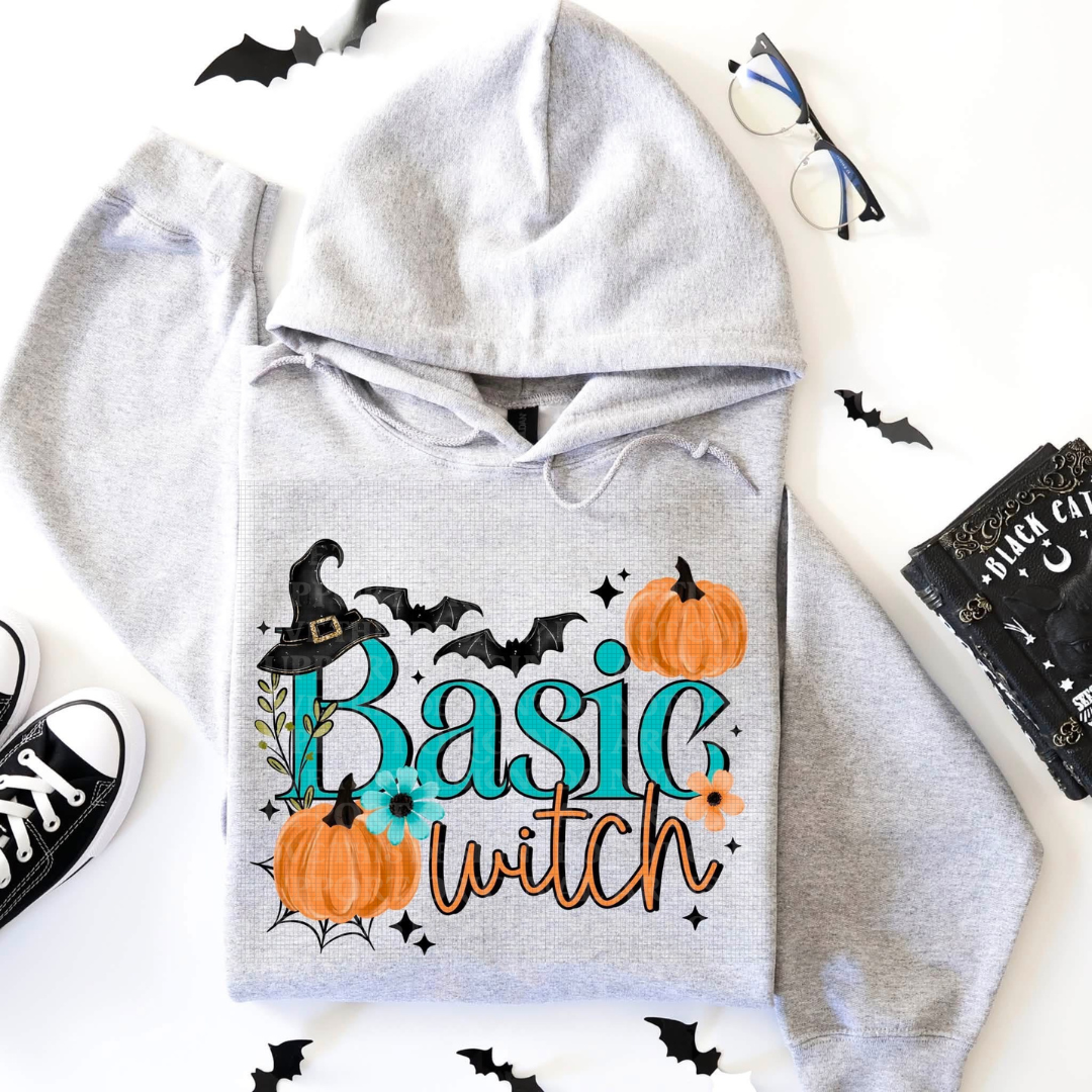 Basic Witch Graphic Hoodie