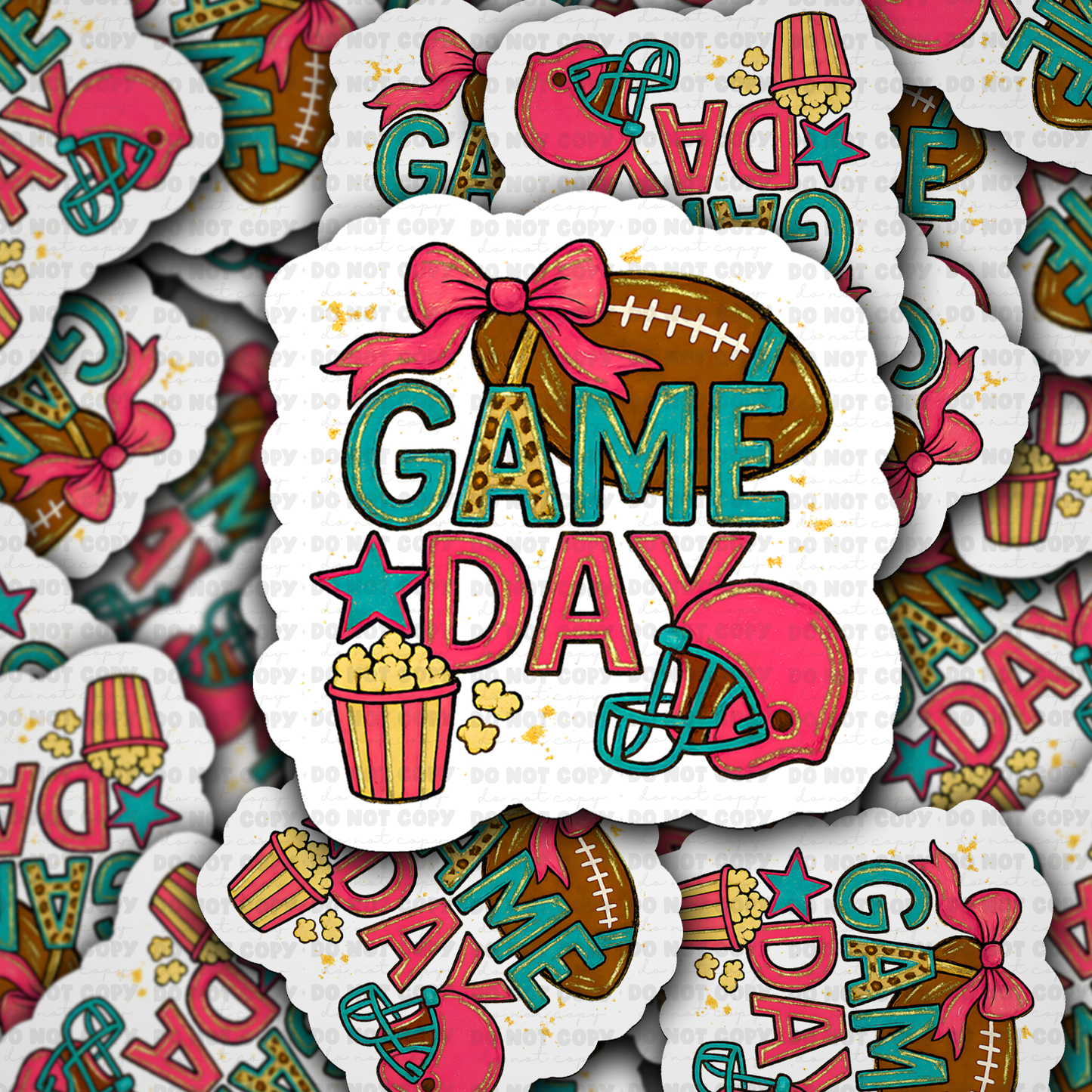 Game Day Vinyl Die-Cut Sticker