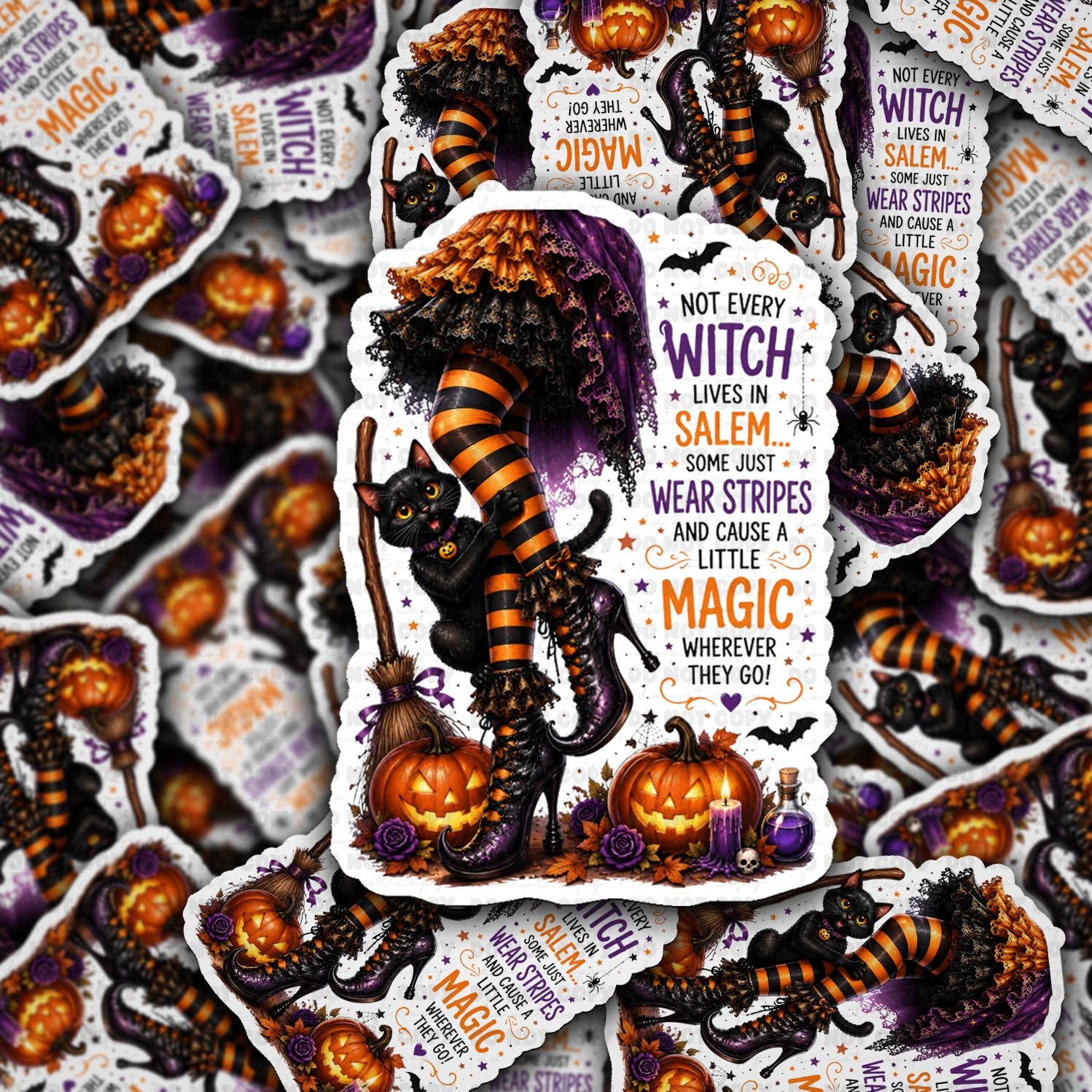Not Every Witch Lives In Salem… Vinyl Die-Cut Sticker