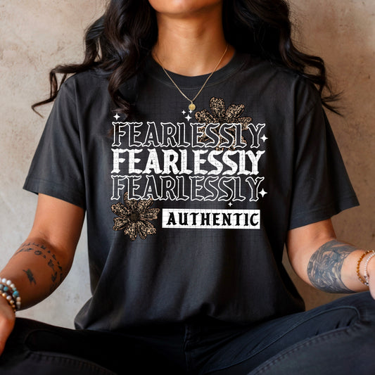 Fearlessly Authentic Graphic Tee | Unisex Soft Women’s T-Shirt