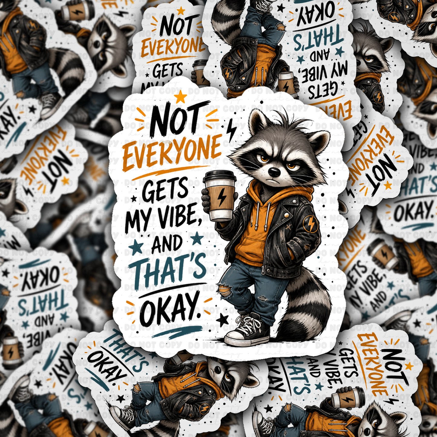 Not Everyone Gets My Vibe Vinyl Die-Cut Sticker