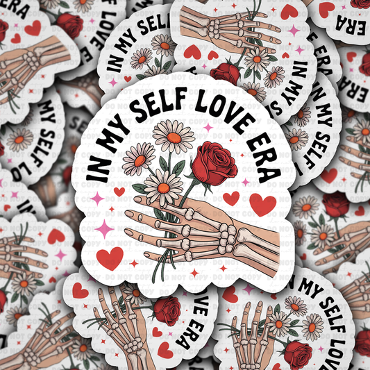 Self love era vinyl die-cut sticker