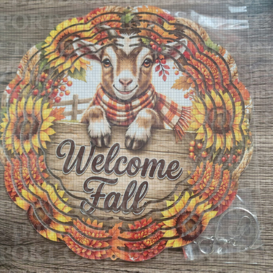 Harvest & Hooves 8 Inch Sublimated Wind Spinner