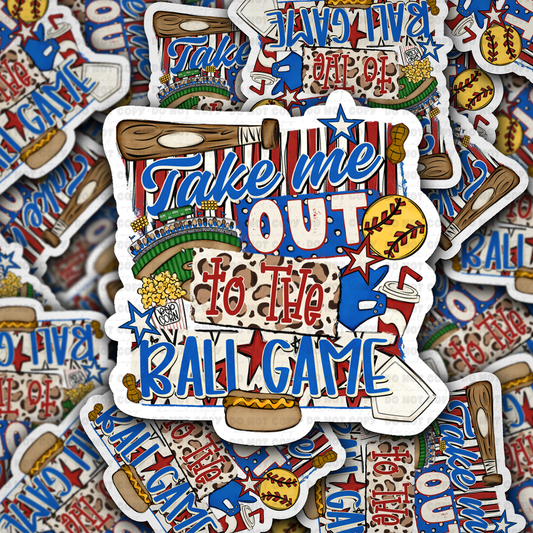 Take me out to the ballgame-softball