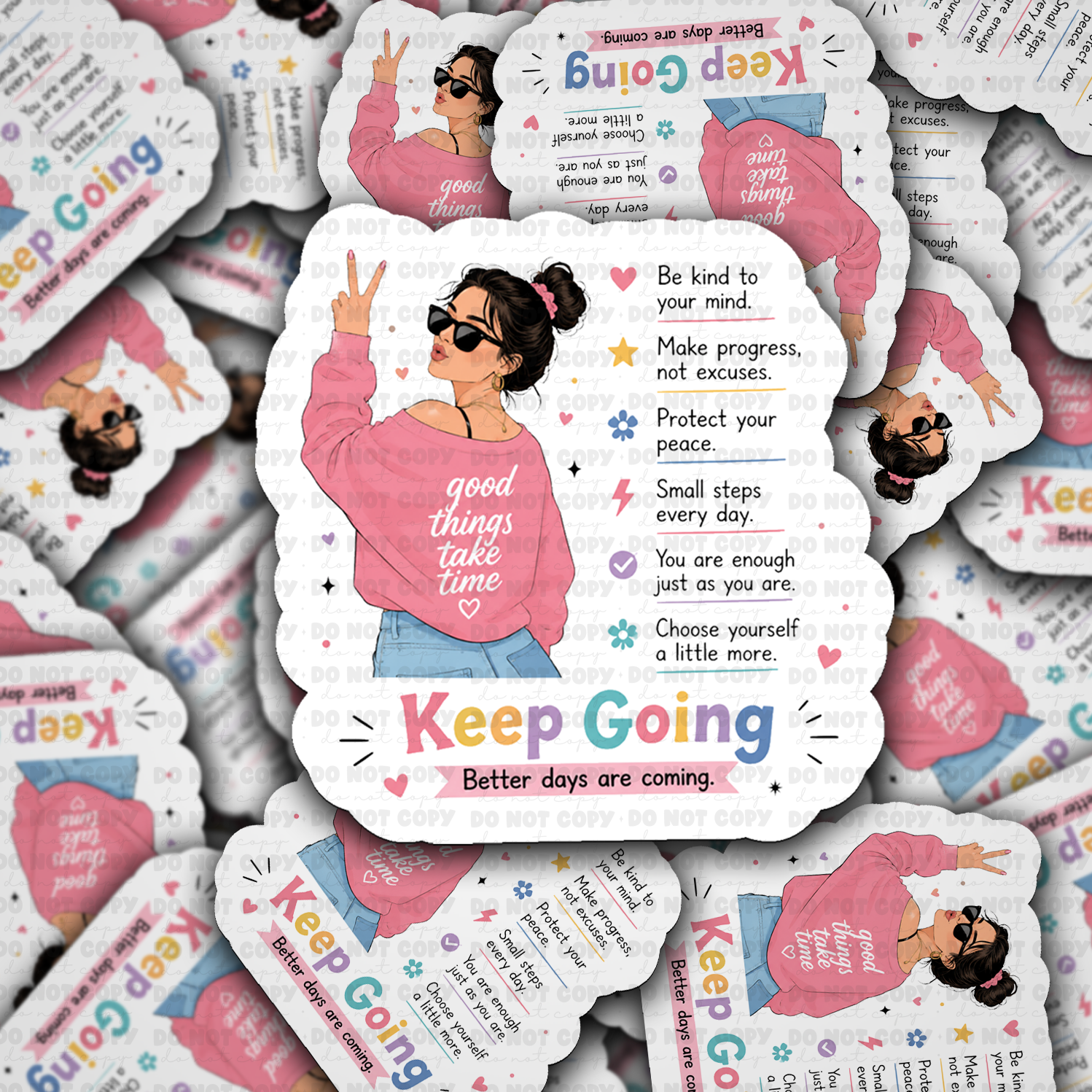 Good Things Take Time Vinyl Die-Cut Sticker