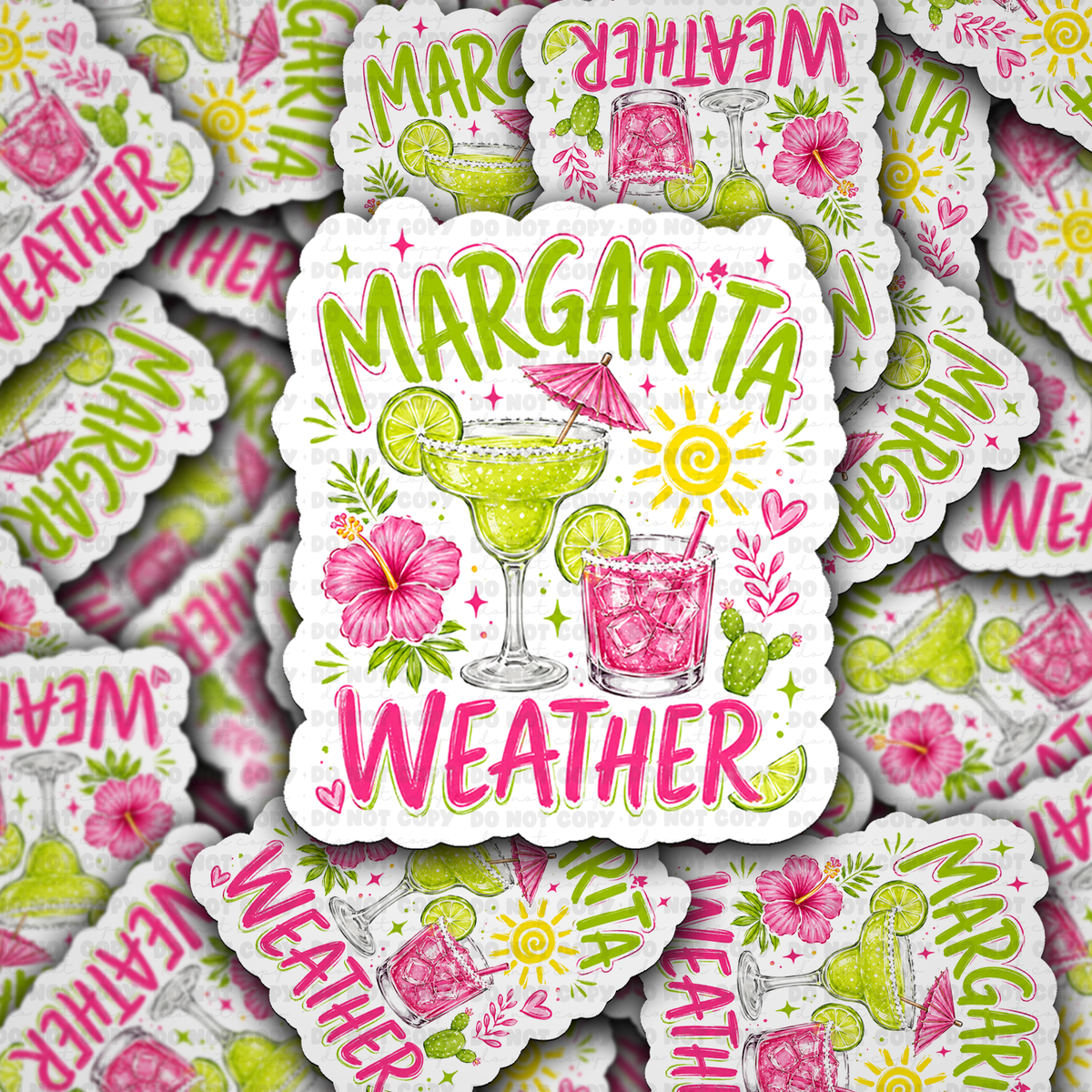 Margarita Weather Vinyl Die-Cut Sticker