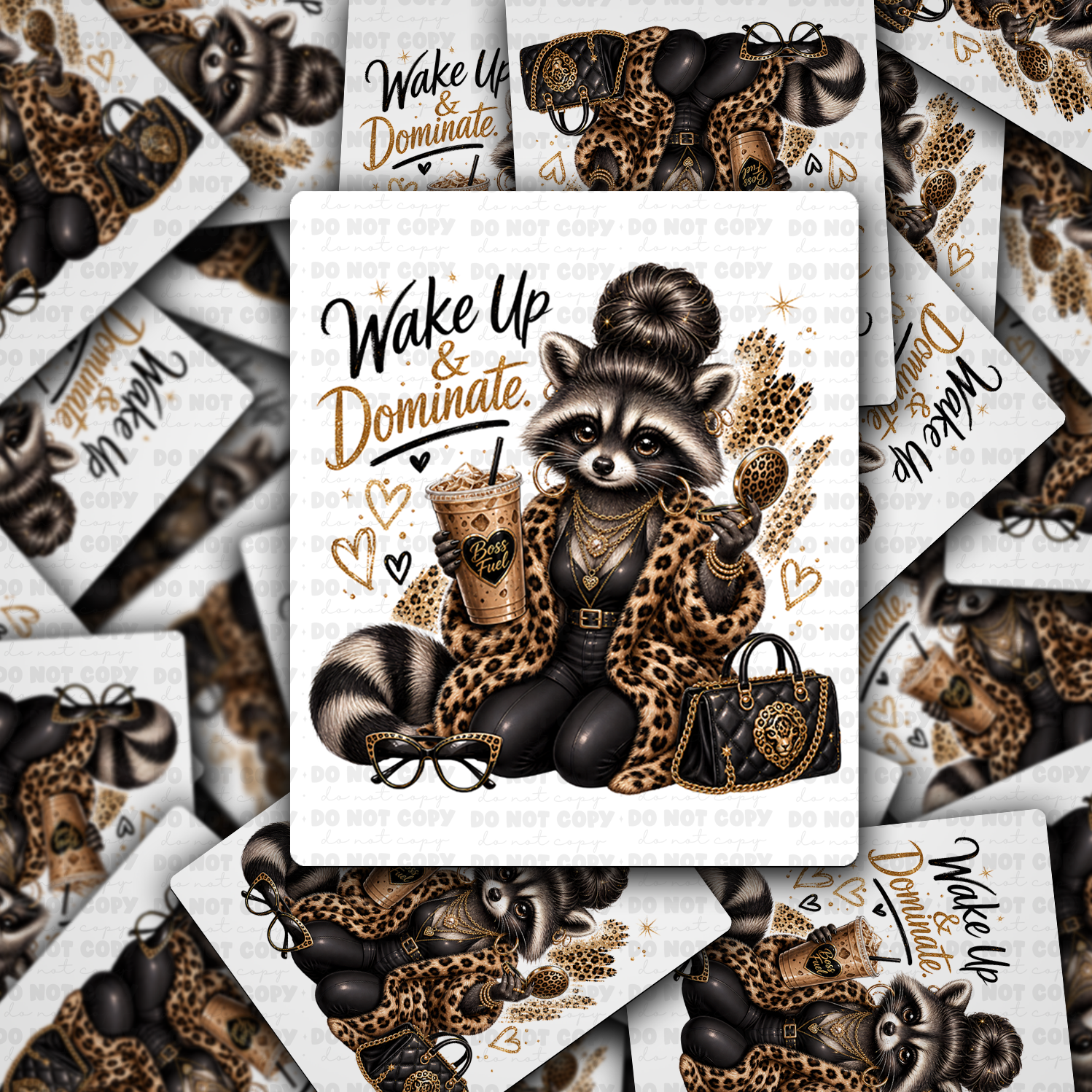 Wake Up And Dominate Vinyl Die-Cut Sticker